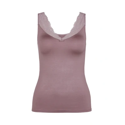 Abbildung von Calida Sensual Secrets OHNE ARM Unterhemd/shirt, Damen, Größe: 36/38, Elderberry