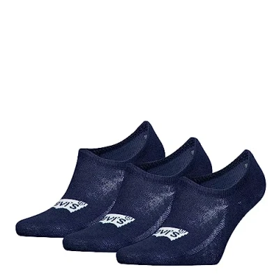 Abbildung von Levi&#039;s Unisex Footie Socks, Navy, 43/46