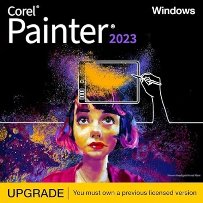 Abbildung von Corel Painter 2023 Upgrade, Software für digitales Malen, Postzustellung