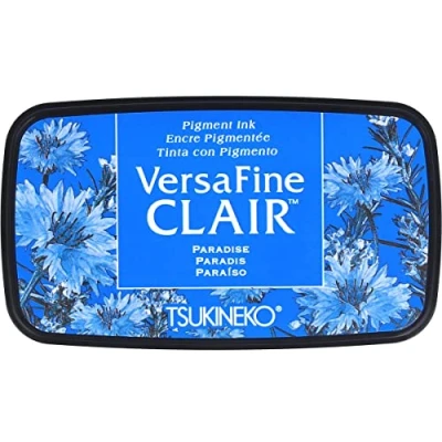 Abbildung von Tsukineko Paradise Versafine Clair Tinte Pad, synthetische Material, blau, 5,6 x 9,7 2,3 cm, Matrial, 5.6 9.7 2.3 cm