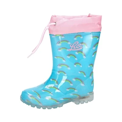 Abbildung von Lico Unisex Kinder Power Blinky Gummistiefel, Türkis Rosa, 27 EU