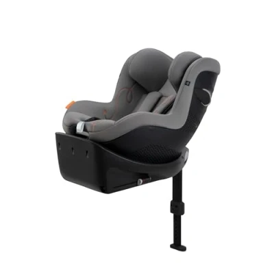 Abbildung von CYBEX Gold Kinder Autositz Sirona Gi i Size Comfort inkl. Base, Ab ca. 3 Monaten bis 4 Jahre (Ab Geburt mit Neugeboreneneinlage), Max. 20 kg, 61 105 cm 40 Lava Grey