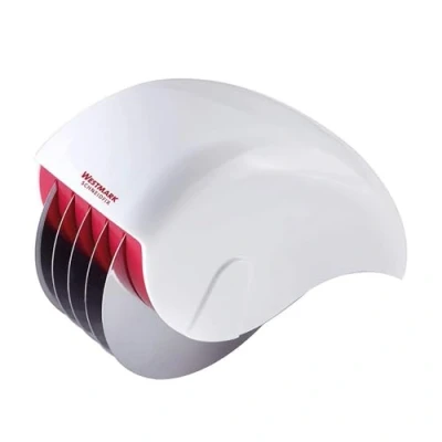 Abbildung von Westmark Kräuterschneider/Schneidroller, mit 5 geschliffenen Schneidrädern, Länge: 15 cm, Rostfreier Edelstahl/Kunststoff, Weiß/Rot, 10682260