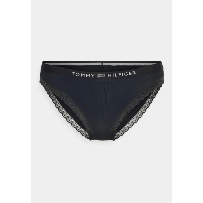 Abbildung von Tommy Hilfiger Damen Slip Unterwäsche, Blau (Desert Sky), M