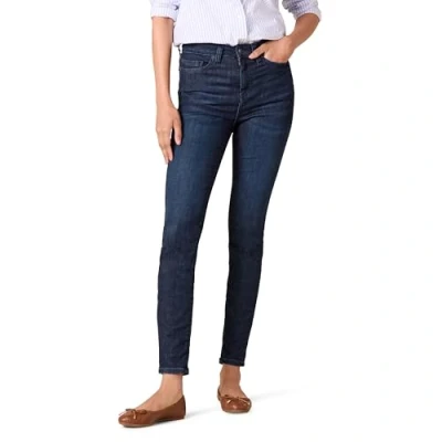 Abbildung von Amazon Essentials Damen Skinny Jeans mit Hohem Bund, Dunkle Waschung, 42 Kurz