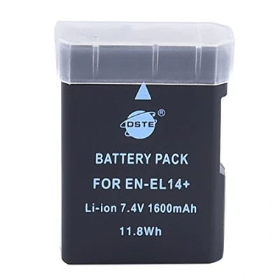 Abbildung von DSTE EN EL14 Rechargeable Li ion Battery for Nikon Coolpix P7000, P7100, P7700, Df, D3100, D3200, D5100, D5200, D5300 Digital Cameras