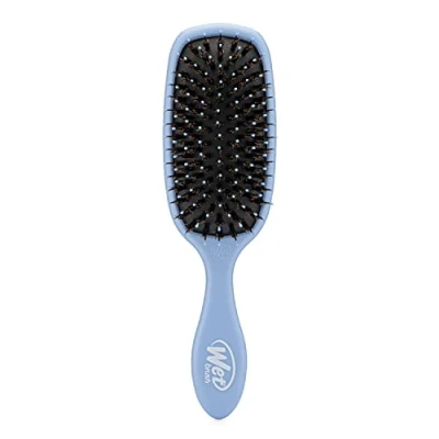 Abbildung von Wet Brush Shine Enhancer Paddle Brush, Sky Hair Detangler With Ultra Soft Bristles, Infused Natural Argan Oil, Shiny Detangle &amp; Smooth Hair, or Dry, For All Types