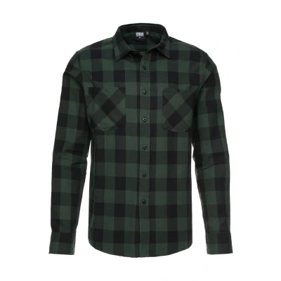Abbildung von Urban Classics Checked Hemd, Herren, Größe: 3XL, Black/forest