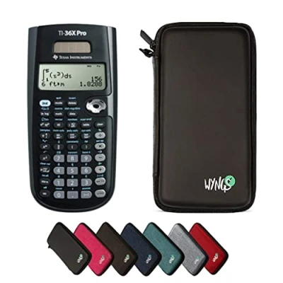 Abbildung von Calcuso Basis Set, Schwarz, mit TI 36X Pro MultiView Taschenrechner