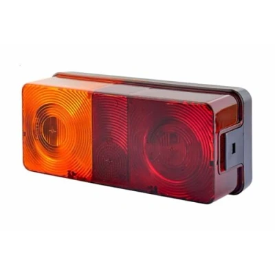Abbildung von HELLA 2SD 002 582 011 Rückleuchte Halogen Anhänger Beleuchtung für u.a. John Deere ECE links, Rot, Gelb