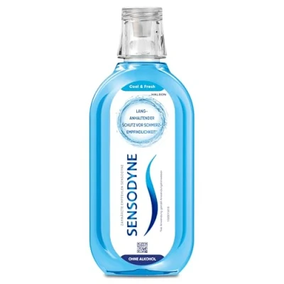 Abbildung von Sensodyne Cool &amp; Fresh tägliche Mundspülung mit Fluorid, 500ml, für schmerzempfindliche Zähne