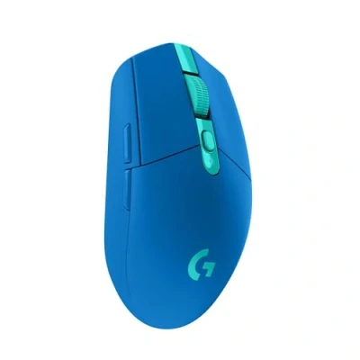 Abbildung von Logitech G305 LIGHTSPEED kabellose Gaming Maus mit HERO 12K DPI Sensor, Wireless Verbindung, 6 programmierbare Tasten, 250 Stunden Akkulaufzeit, Leichtgewicht, PC/Mac Blau
