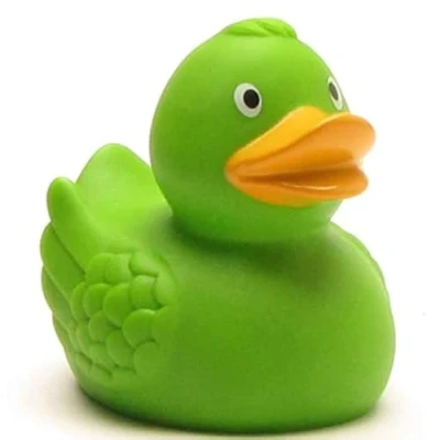 Abbildung von Badeente Penny grün