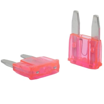Abbildung von 5 Stk. SeKi Mini Flachstecksicherung 4A pink; Auto Sicherung 32V/DC Flachsicherung Boot Anhänger LKW Wohnwagen