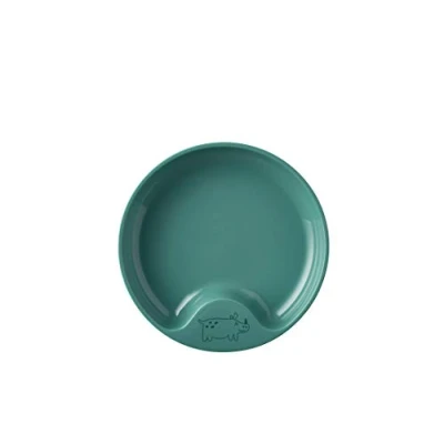 Abbildung von Mepal Selber Essen lernen Kinderlernteller Kleinkind Lernteller Kindergeschirr Spülmaschinengeeignet &amp; BPA frei Deep turquoise