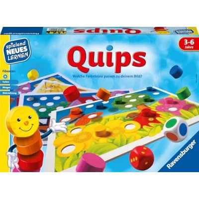 Abbildung von Ravensburger 24920 Quips Spielen und Lernen für Kinder, Lernspiel Kinder von 3 6 Jahren, Spielend Neues 2 4 Spieler, tolles Weihnachtsgeschenk