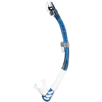 Abbildung von Cressi Alpha Ultra Dry Schnorchel Trocken Ideal zum Schnorcheln, Apnoe und Tauchen