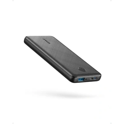 Abbildung von Anker Powerbank (PowerCore 10K), kompaktes Akku Pack mit 10.000 mAh Kapazität, PowerIQ Ladetechnologie und USB C für iPhone, iPad, Samsung Galaxy, Pixel mehr