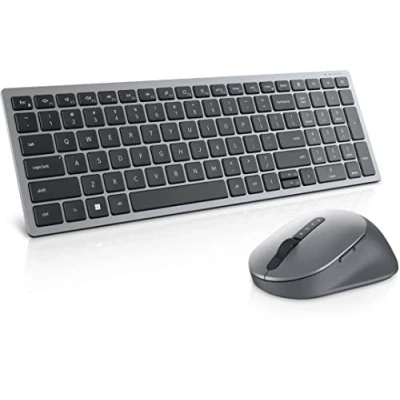 Abbildung von Dell KM7120W, Wireless, Multimedia, Tastatur und Maus Set, German (QWERTZ), schwarz