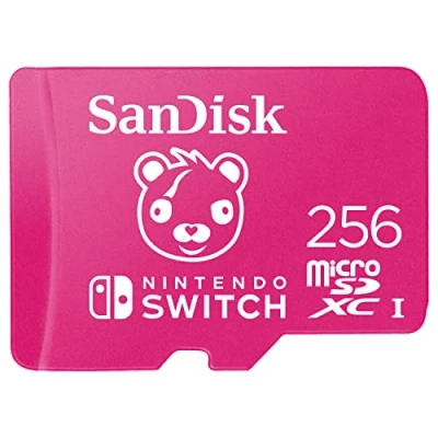 Abbildung von SanDisk microSDXC Karte für Nintendo Switch Fortnite Edition 256 GB (für die Switch, Lesen bis zu 100 MB/s, Schreiben 90 30 Jahre eingeschränkte Garantie)
