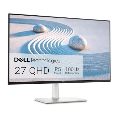 Abbildung von Dell S2725DS 27 Zoll QHD (2560x1440) Monitor, 100Hz, IPS, 4ms, 99% sRGB, Höhenverstellbar, Eingebaute Lautsprecher, DisplayPort, 2X HDMI, 3 Jahre Garantie, Weiß