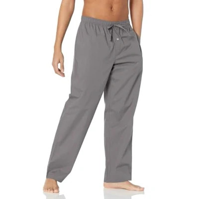 Abbildung von Amazon Essentials Herren Gewebte Pyjamahose, Gerade Geschnitten, Grau, S