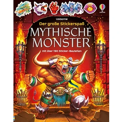 Abbildung von Der große Stickerspaß: Mythische Monster: mit über 190 Sticker Bauteilen (Der Stickerspaß Reihe)