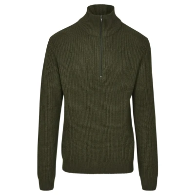 Abbildung von Brandit Troyer Strickpullover, Herren, Größe: Large, Olive