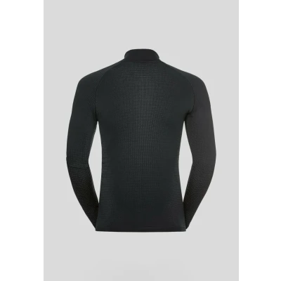 Abbildung von odlo Performance WARM Turtle NECK HALF Unterhemd/shirt blacknew graphite grey, Herren, Größe: 42/44, Black new grey