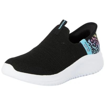 Abbildung von Skechers Girls Schlüpfen, Black Mesh/Multi Trim, 30 EU
