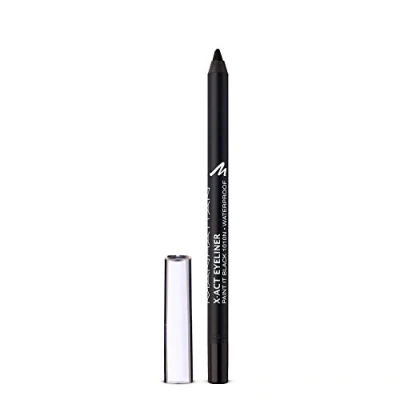 Abbildung von Manhattan x Act Eyeliner Pen, Schwarzer Eyelinerstift für den idealen Lidstrich, Waterproof, Farbe Paint It Black 1010N, 1 1g