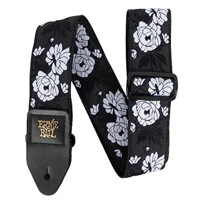 Abbildung von Ernie Ball Jacquard Gitarrengurt Vanilla Rose
