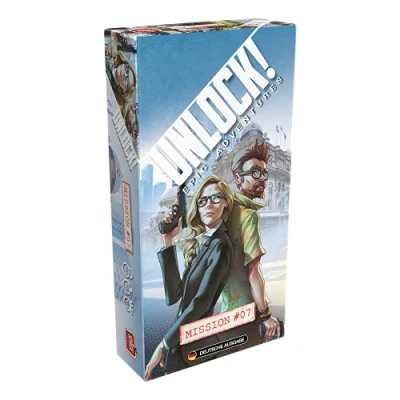Abbildung von Space Cowboys, Unlock! Mission #7, Familienspiel, Rätselspiel, 1 6 Spieler, Ab 10+ Jahren, 90+ Minuten, Deutsch