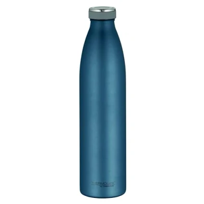 Abbildung von THERMOcafé by THERMOS TC BOTTLE night blue mat 1,00l, Edelstahl Isolierflasche kohlensäurefest, 12h heiß 24h kalt, Auslaufsicher, für Schule, Unterwegs &amp; Büro