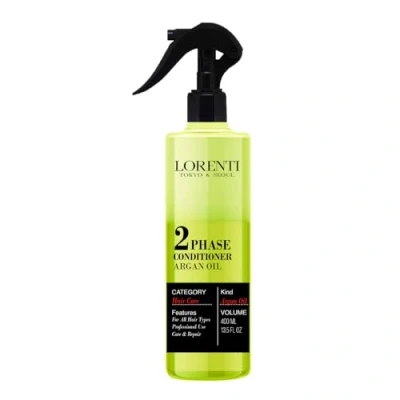 Abbildung von LORENTI TOKYO &amp; SEOUL 2Phase Hair Conditioner 400ml Argan Oil Haarkur Sprüh kur Treatment entwirrender Leave in Sprühconditioner für normales bis trockenes Haar Two Phase