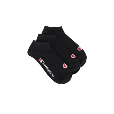 Abbildung von Champion Unisex Basics 3pk Sneaker Socken, Schwarz, 43 46 EU