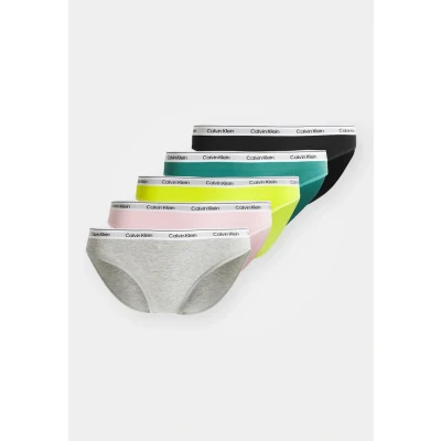 Abbildung von Calvin Klein Underwear ICON LOGO 5 PACK Slip, Damen, Größe: Small, Multicoloured