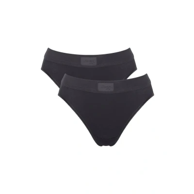 Abbildung von Sloggi Double Comfort 2 PACK Slip, Damen, Größe: 38, Black