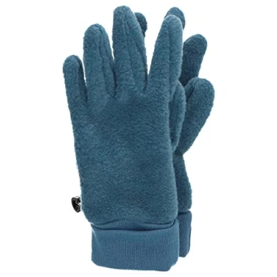 Abbildung von Sterntaler Unisex Kinder Fingerhandschuhe aus Microfleece, mit Elastischem Bündchen Fingerhandschuh, Tintenblau Melange, 6