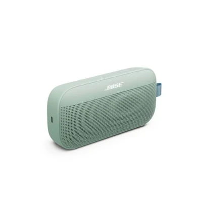 Abbildung von Bose SoundLink Flex Bluetooth Lautsprecher (2. Gen.), Tragbarer Außen mit naturgetreuem Klang, bis zu 12 Stunden Akkulaufzeit, staubdicht und wasserdicht, Alpine Sage Limited Edition