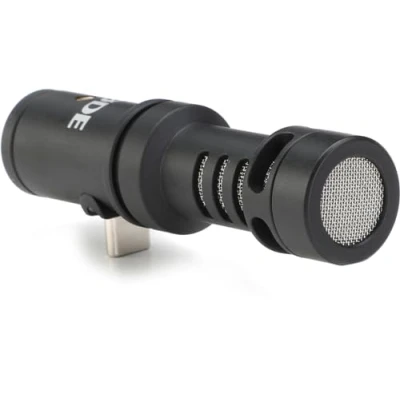Abbildung von RØDE VideoMic Me C Kompaktes Richtmikrofon für USB Smartphones Videoaufnahmen und Content Creation von unterwegs, Schwarz