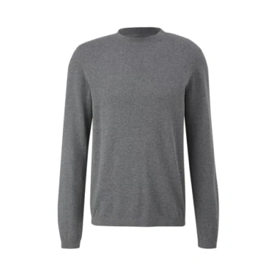 Abbildung von QS Strickpullover, Herren, Größe: Medium, Graphit