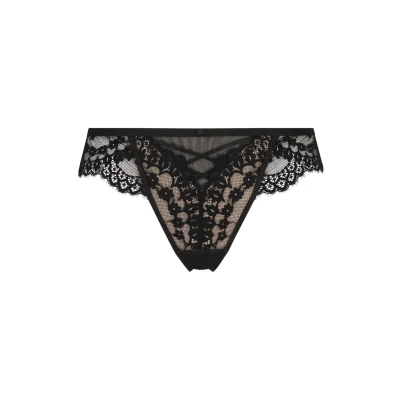 Abbildung von Hunkemöller String, Damen, Größe: Large, Black