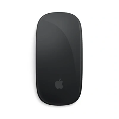 Abbildung von Apple Magic Mouse: Bluetooth, wiederaufladbar. Kompatibel mit Mac oder iPad; Schwarze, Multi Touch Oberfläche (USB C)