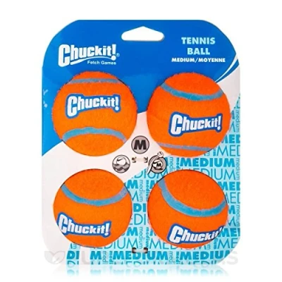 Abbildung von Chuckit 7404 Tennis Ball Medium 4 Stücke