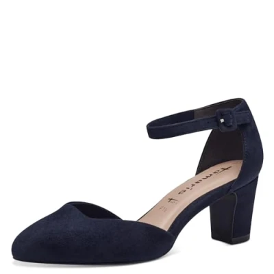 Abbildung von Tamaris Pumps Damen Vegan Elegant blau,EU 40
