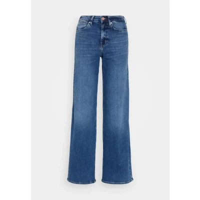 Abbildung von ONLY Onlblush Madison WIDE Jeans Bootcut, Damen, Größe: Mx34, Medium blue denim