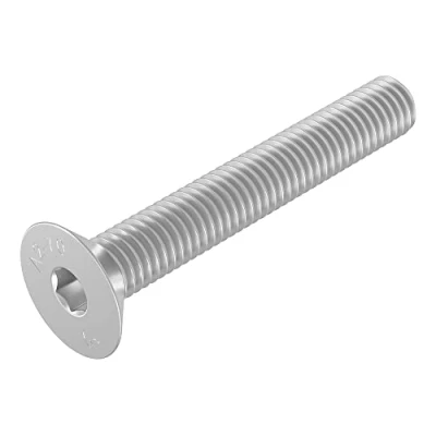 Abbildung von SECCARO Senkschraube M6 x 40 mm, Edelstahl V2A VA A2, DIN 7991 / ISO 10642, Innensechskant, 20 Stück