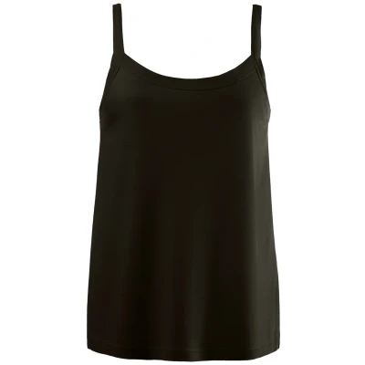 Abbildung von Ulla Popken Damen Spaghetti top T Shirts, Schwarz, 42 44 EU