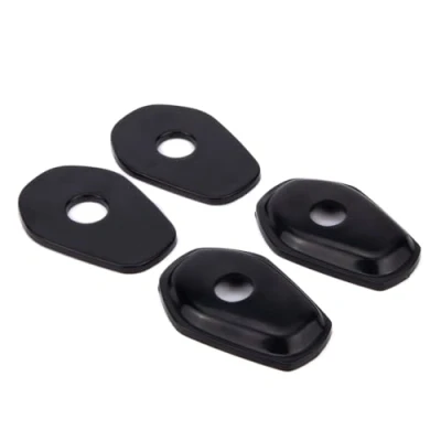 Abbildung von Aharon Motorrad LED Blinkerhalter im 4er Pack Kompatibel mit Suzuki &amp; Kawasaki, M8/M10 Gewinde Blinkerplatten ABS Plastic Montageplatten Adapterplatten Blinkleuchten Blinker für Motorräder